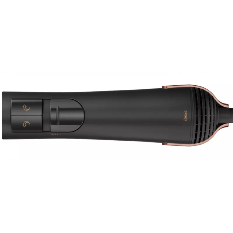 Grundig HS 7080 Szczotka na gorące powietrze Ciepłe Czarny, różowe złoto 1000 W 1,8 m