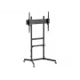 Equip 55 cali-100 cali Ekonomiczny Wózek pod TV, 2,54 m (100 cali), 100 x 100 mm, 800 x 600 mm, -10 - 5°, Tworzywo sztuczne, Stal nierdzewna, Czarny