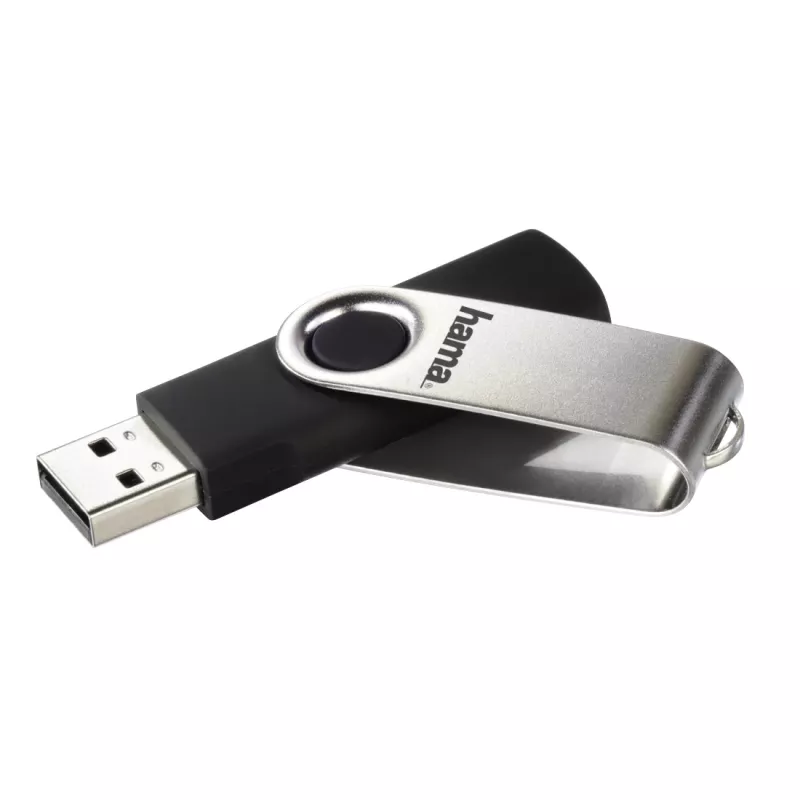 Hama 00181059 Pamięć USB 8 GB USB Typ-A 2.0 Czarny, Srebrny