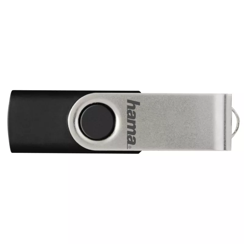 Hama 00181059 Pamięć USB 8 GB USB Typ-A 2.0 Czarny, Srebrny
