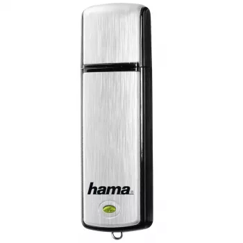 Hama Fancy Pamięć USB 64 GB 2.0 Czarny, Srebrny