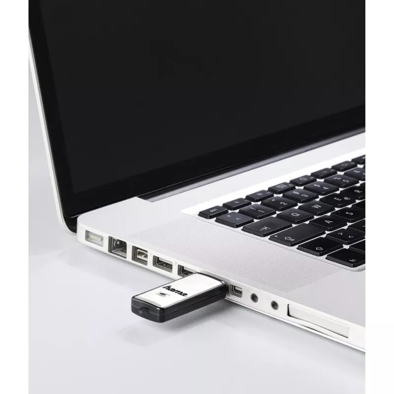 Hama Fancy Pamięć USB 64 GB 2.0 Czarny, Srebrny