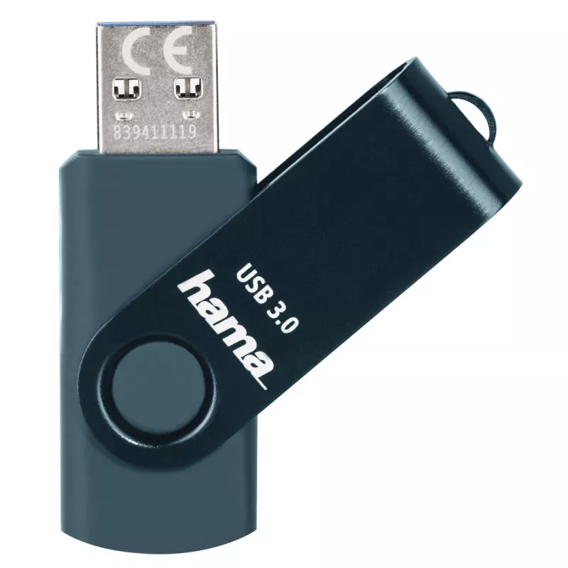 Hama Rotate Pamięć USB 64 GB USB Type-A 3.2 Gen 1 (3.1 Gen 1) Niebieska