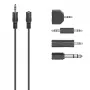 Kabel audio Hama 00305151 2,5 m 3,5 mm czarny