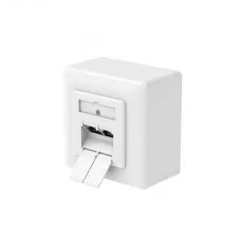 Hama 00300029 gniazdo 2 x RJ-45 Białe