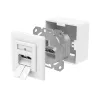 Hama 00300029 gniazdo 2 x RJ-45 Białe