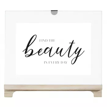 Hama Beauty Pojedyncza ramka na zdjęcie Przezroczysta, Biała
