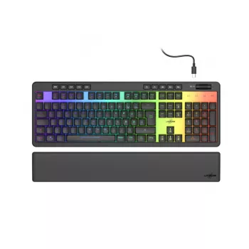 Hama 00217830 klawiatura Gaming USB QWERTZ niemiecki Czarny