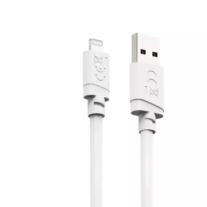 Hama 00201800 kabel lightning 1 m biały
