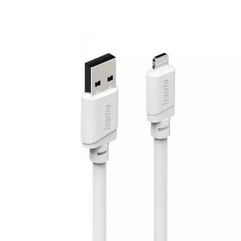 Hama 00125149 kabel lightning 2 m Biały