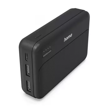 Hama Pocket 10 polimerowo-litowa (LiPo) 10000 mAh czarna