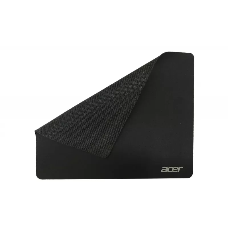 Podkładka pod mysz Acer Essential, czarna, monochromatyczna, tkanina, jersey, guma, antypoślizgowa podstawa