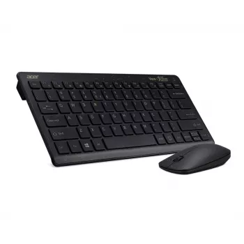 Zestaw Acer Chrome combo klawiatura Mysz w zestawie Uniwersalny RF Bezprzewodowy QWERTY Czarny
