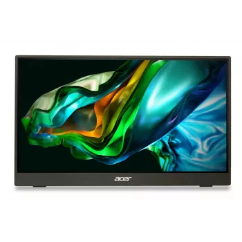Acer PM161QBbmiuux Przenośny monitor Czarny 39.6 cm (15.6 cala) LCD 1920 x 1080 pikseli