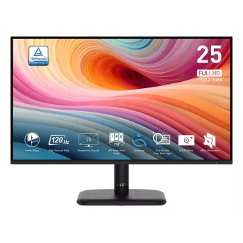 MSI PRO MP251L E2 monitor komputerowy 62,2 cm (24,5 cala) 1920 x 1080 pikseli Full HD LED Czarny