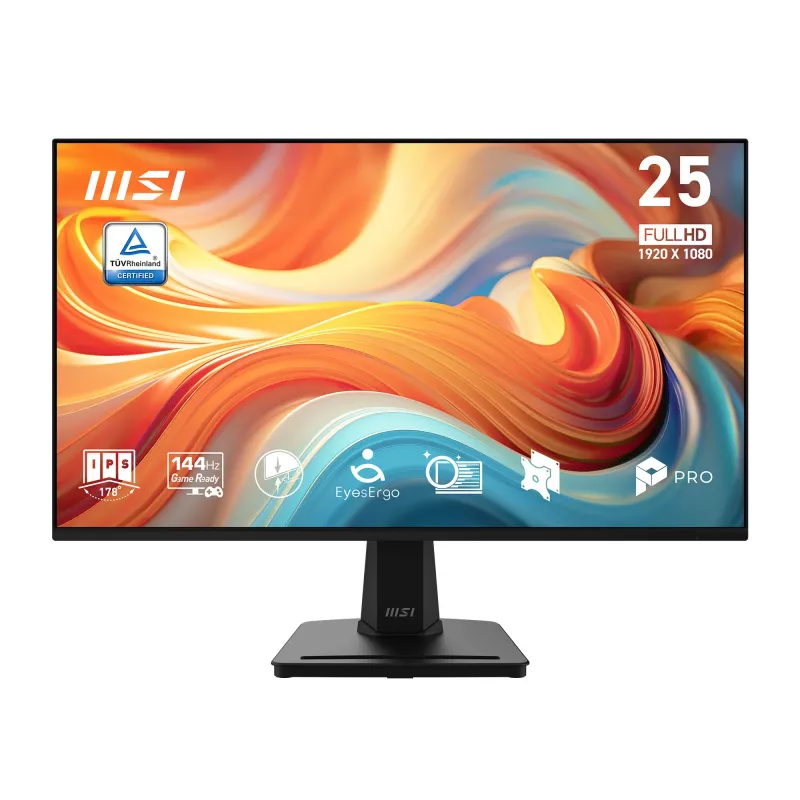 Monitor komputerowy MSI Pro MP251 E14L 62,2 cm (24,5 cala) 1920 x 1080 pikseli Full HD Czarny