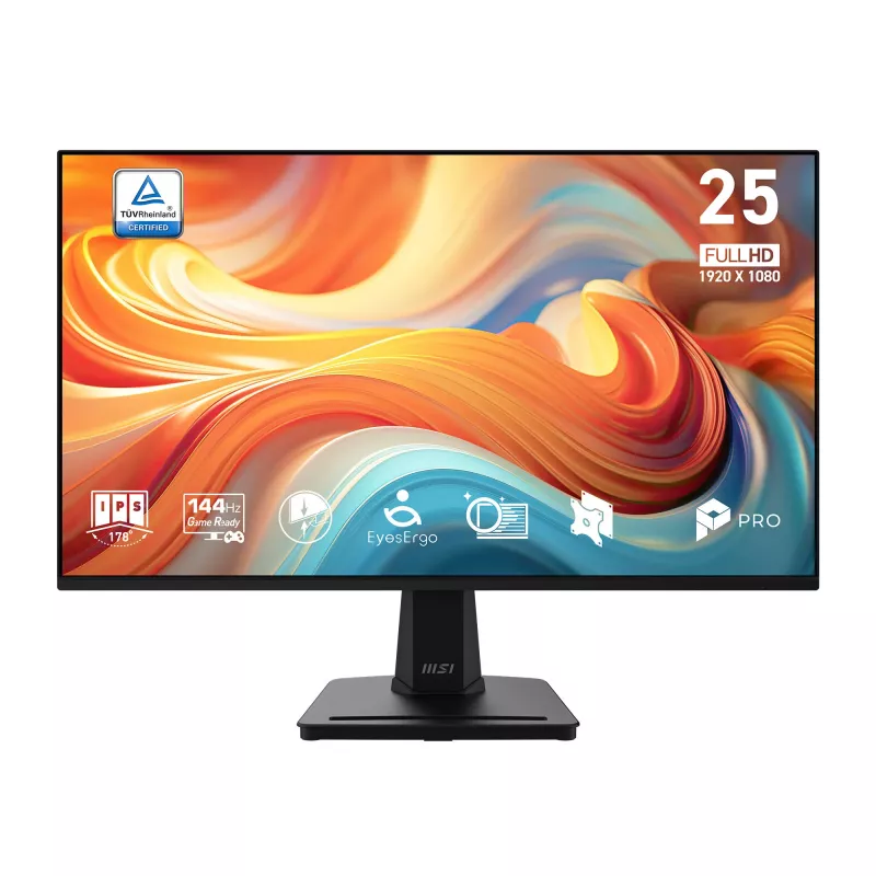 Monitor komputerowy MSI Pro MP251 E14L 62,2 cm (24,5 cala) 1920 x 1080 pikseli Full HD Czarny