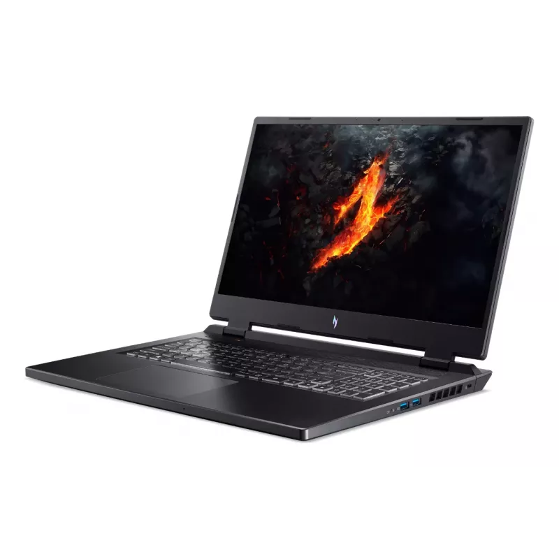 Acer Nitro 17 AN17-42-R75W AMD Ryzen™ 7 8845HS Laptop 43.9 cm (17.3 cala) Quad HD 16 GB DDR5-SDRAM 1 TB SSD NVIDIA GeForce RTX 4070 Wi-Fi 6 (802.11ax) Windows 11 Home Czarny