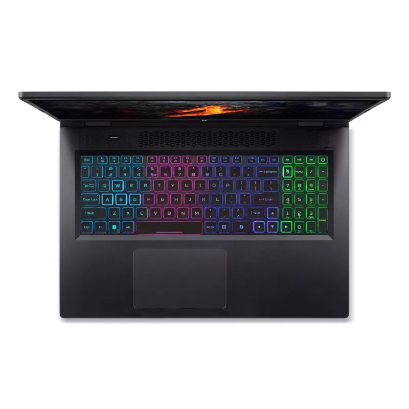 Acer Nitro 17 AN17-42-R75W AMD Ryzen™ 7 8845HS Laptop 43.9 cm (17.3 cala) Quad HD 16 GB DDR5-SDRAM 1 TB SSD NVIDIA GeForce RTX 4070 Wi-Fi 6 (802.11ax) Windows 11 Home Czarny