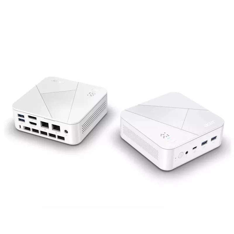 Acer Revo Box RB102-20CPW Mini Copilot+ PC Intel Core Ultra 5 226V 16 GB LPDDR5x-SDRAM 1 TB SSD Windows 11 Home Mini PC biały