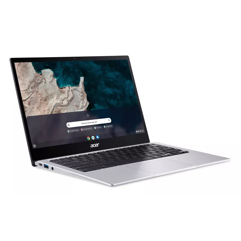 Acer Chromebook CP513-1HL-S1YN Snapdragon 7c 33,8 cm (13,3 cala) ekran dotykowy Full HD 8 GB LPDDR4x-SDRAM 128 GB eMMC Wi-Fi 5 (802.11ac) ChromeOS for Enterprise srebrny