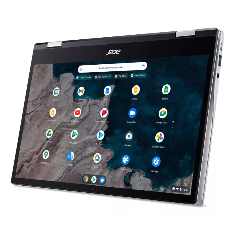Acer Chromebook CP513-1HL-S1YN Snapdragon 7c 33,8 cm (13,3 cala) ekran dotykowy Full HD 8 GB LPDDR4x-SDRAM 128 GB eMMC Wi-Fi 5 (802.11ac) ChromeOS for Enterprise srebrny