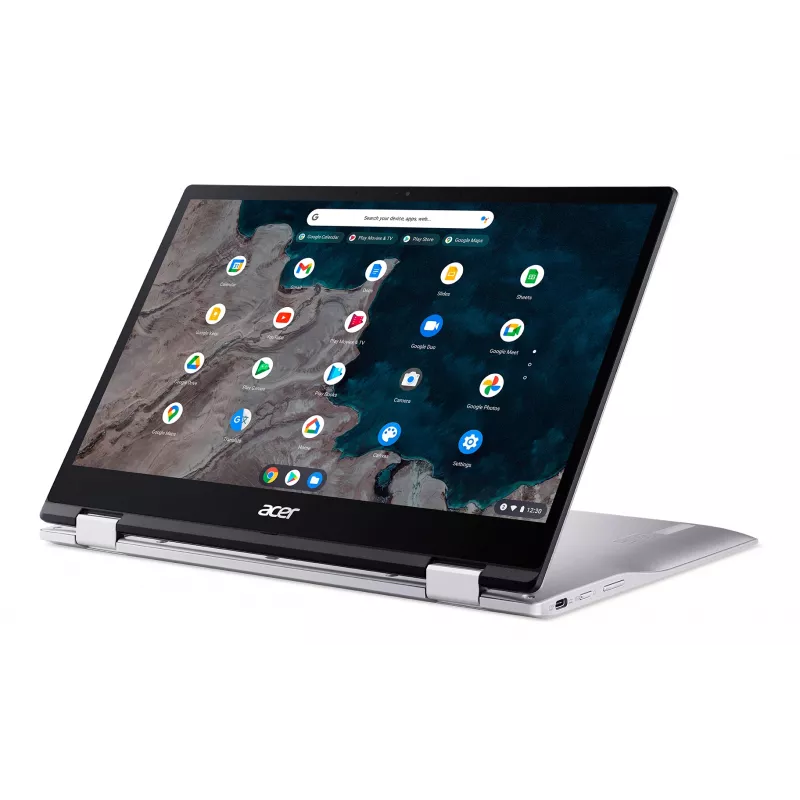 Acer Chromebook CP513-1HL-S1YN Snapdragon 7c 33,8 cm (13,3 cala) ekran dotykowy Full HD 8 GB LPDDR4x-SDRAM 128 GB eMMC Wi-Fi 5 (802.11ac) ChromeOS for Enterprise srebrny