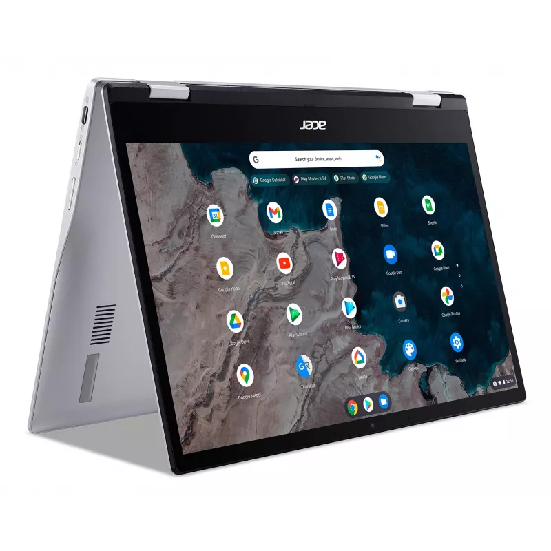 Acer Chromebook CP513-1HL-S1YN Snapdragon 7c 33,8 cm (13,3 cala) ekran dotykowy Full HD 8 GB LPDDR4x-SDRAM 128 GB eMMC Wi-Fi 5 (802.11ac) ChromeOS for Enterprise srebrny
