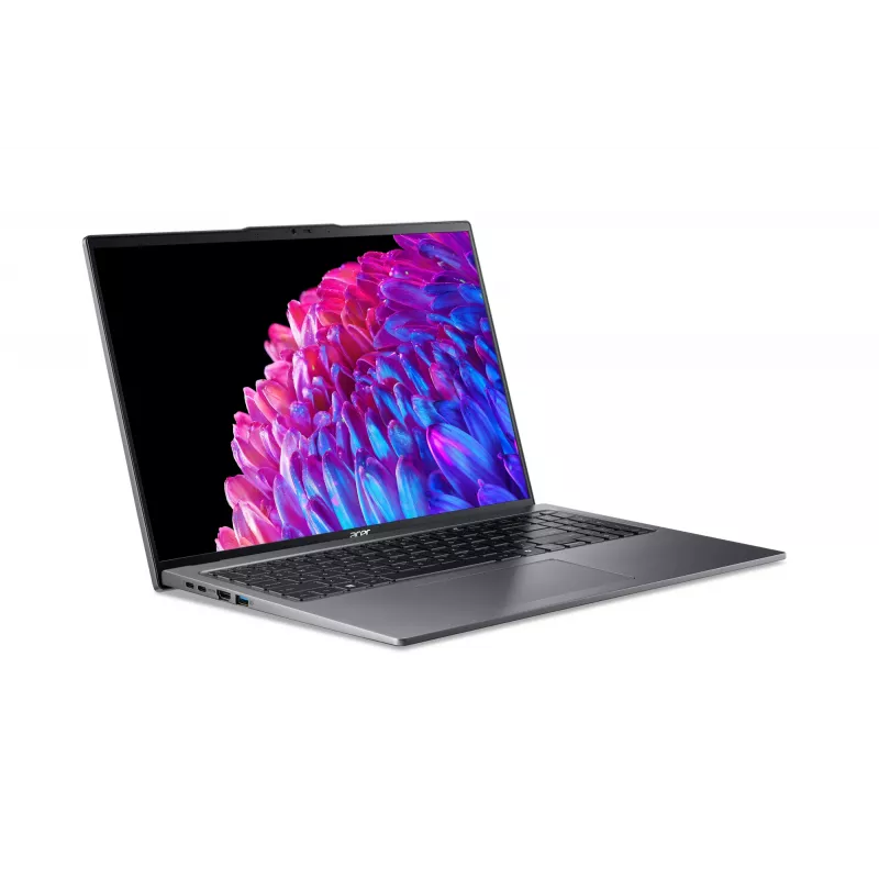 Acer Swift Go 16 SFG16-72-782U Intel Core Ultra 7 155U Laptop 40.6 cm (16 cali) 3.2K 16 GB LPDDR5-SDRAM 1 TB SSD Wi-Fi 6E (802.11ax) Windows 11 Home Szary