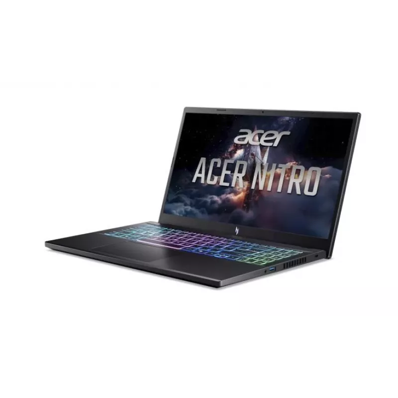 Acer Nitro V 15 ANV15-A31-R3VA AMD Ryzen™ 7 170 Laptop 39.6 cm (15.6 cala) Full HD 16 GB DDR5-SDRAM 512 GB SSD NVIDIA GeForce RTX 5060 Wi-Fi 6E (802.11ax) Windows 11 Home Czarny
