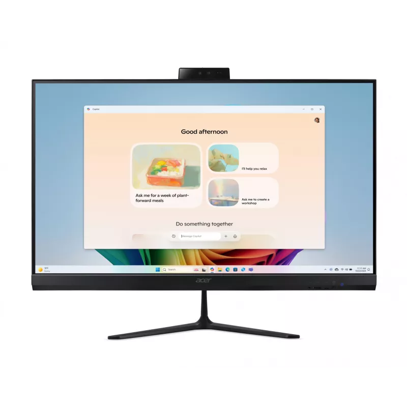 Acer Aspire C27B AI AR7432 NL Copilot+ PC AMD Ryzen™ AI 5 350 68.6 cm (27 cali) 1920 x 1080 pikseli Komputer All-in-One 32 GB DDR4-SDRAM 1 TB SSD Windows 11 Home Wi-Fi 6E (802.11ax) Czarny