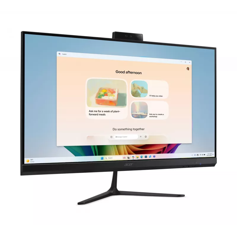 Acer Aspire C27B AI AR7432 NL Copilot+ PC AMD Ryzen™ AI 5 350 68.6 cm (27 cali) 1920 x 1080 pikseli Komputer All-in-One 32 GB DDR4-SDRAM 1 TB SSD Windows 11 Home Wi-Fi 6E (802.11ax) Czarny
