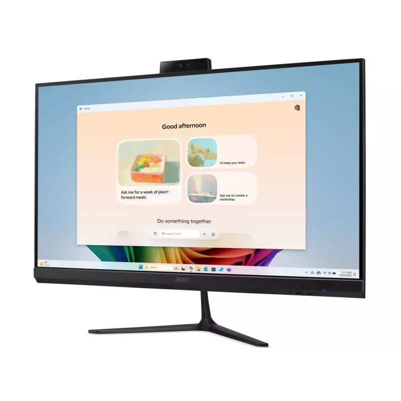 Acer Aspire C27B AI AR7432 NL Copilot+ PC AMD Ryzen™ AI 5 350 68.6 cm (27 cali) 1920 x 1080 pikseli Komputer All-in-One 32 GB DDR4-SDRAM 1 TB SSD Windows 11 Home Wi-Fi 6E (802.11ax) Czarny