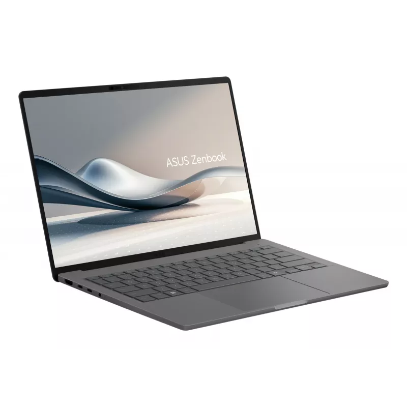 ASUS Zenbook A14 UX3407QA-QD343X Snapdragon X1-26-100 Laptop 35.6 cm (14 inch) WUXGA 32 GB LPDDR5x-SDRAM 1 TB SSD Wi-Fi 6E (802.11ax) Windows 11 Pro Szary