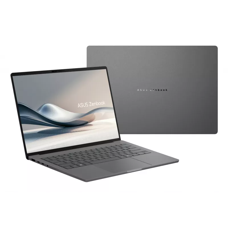 ASUS Zenbook A14 UX3407QA-QD343X Snapdragon X1-26-100 Laptop 35.6 cm (14 inch) WUXGA 32 GB LPDDR5x-SDRAM 1 TB SSD Wi-Fi 6E (802.11ax) Windows 11 Pro Szary