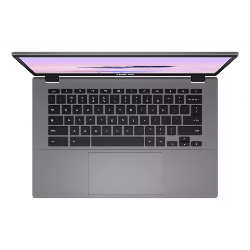 ASUS Chromebook Plus CX34 CX3402CVA-PQ1230 Intel® Core™ i3 i3-1315U 35.6 cm (14 cali) Dotykowy Full HD 8 GB LPDDR5x-SDRAM 256 GB UFS Wi-Fi 6E (802.11ax) ChromeOS Niemiecki Szary