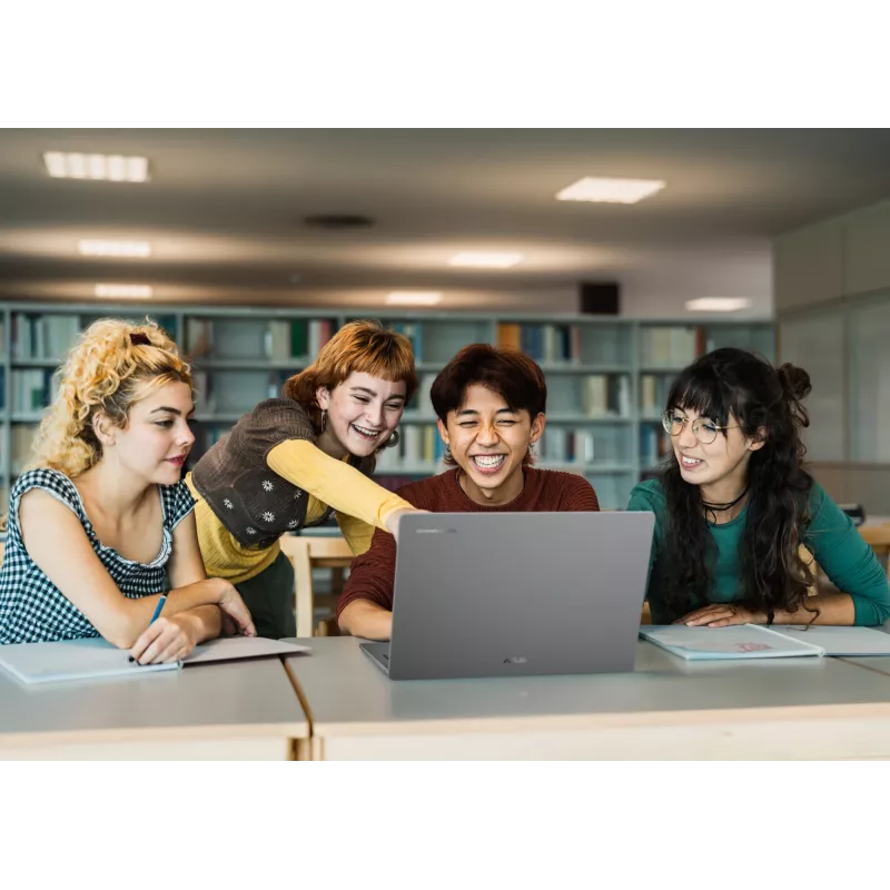 ASUS Chromebook CB1505CTA-S70197-CBE Intel® N N150 39,6 cm (15,6 cala) Full HD 8 GB LPDDR5-SDRAM 64 GB eMMC Wi-Fi 6 (802.11ax) ChromeOS US International Szary