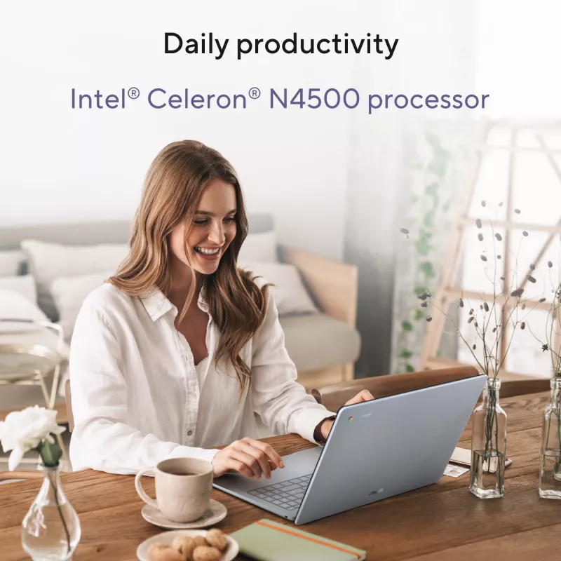 ASUS Chromebook CB1505CTA-S70197-CBE Intel® N N150 39,6 cm (15,6 cala) Full HD 8 GB LPDDR5-SDRAM 64 GB eMMC Wi-Fi 6 (802.11ax) ChromeOS US International Szary