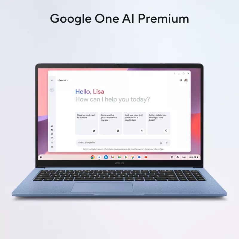 ASUS Chromebook CB1505CTA-S70197-CBE Intel® N N150 39,6 cm (15,6 cala) Full HD 8 GB LPDDR5-SDRAM 64 GB eMMC Wi-Fi 6 (802.11ax) ChromeOS US International Szary