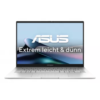 ASUS Zenbook 14 OLED UX3405CA-QD1302W Intel Core Ultra 7 255H Laptop 35.6 cm (14 inch) WUXGA 16 GB LPDDR5x-SDRAM 1 TB SSD Wi-Fi 7 (802.11be) Windows 11 Home German srebrny