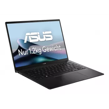 ASUS Zenbook 14 OLED UM3406GA-QD030W Copilot+ PC AMD Ryzen™ AI 7 445 Laptop 35.6 cm (14 cali) WUXGA 32 GB LPDDR5x-SDRAM 1 TB SSD Wi-Fi 6E (802.11ax) Windows 11 Home Niemiecki Czarny
