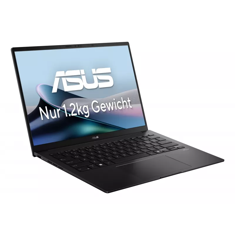 ASUS Zenbook 14 OLED UM3406GA-QD030W Copilot+ PC AMD Ryzen™ AI 7 445 Laptop 35.6 cm (14 cali) WUXGA 32 GB LPDDR5x-SDRAM 1 TB SSD Wi-Fi 6E (802.11ax) Windows 11 Home Niemiecki Czarny
