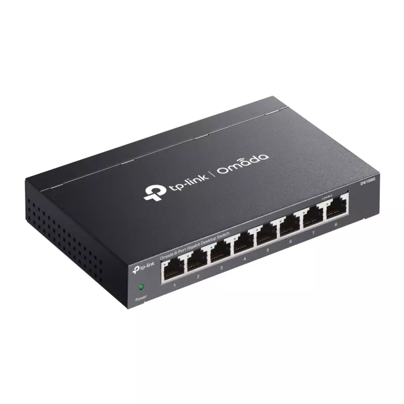 TP-Link Omada DS108G przełącznik sieciowy Niezarządzalny Gigabit Ethernet (10/100/1000) Czarny