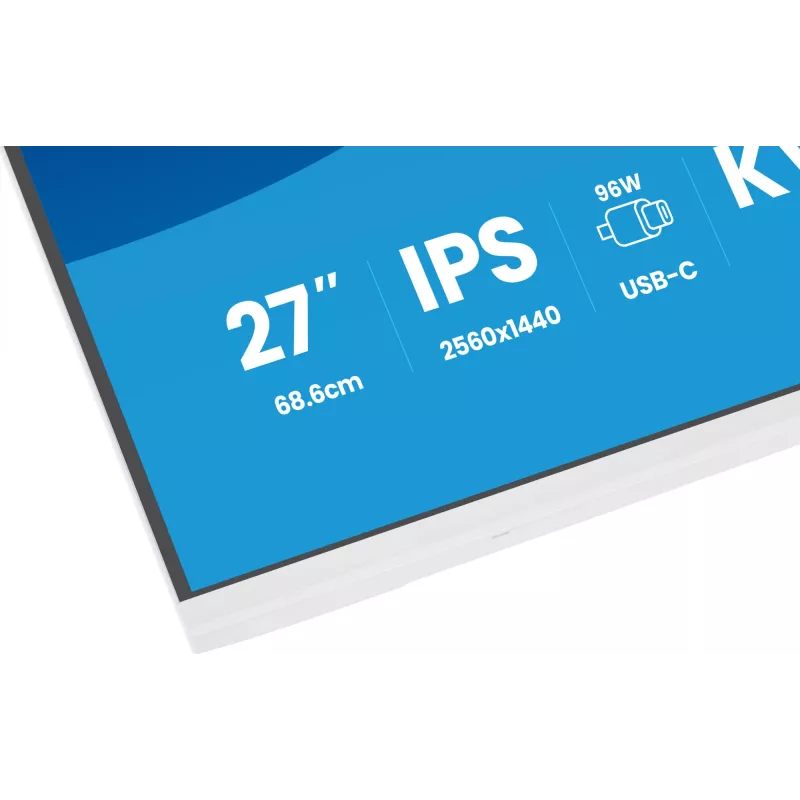 iiyama ProLite XB2797QSNP-W1 27-calowy monitor komputerowy IPS LCD 68,6 cm (27 cali) 2560 x 1440 pikseli Quad HD Biały