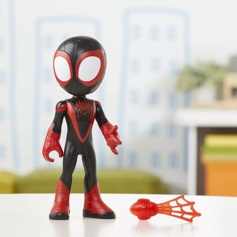 Marvel Spidey i super-kumple Supersized Miles Morales. Zalecany wiek (min.): 3 lat(a), Kolor produktu: Wielokolorowy, Materiał: Plastik