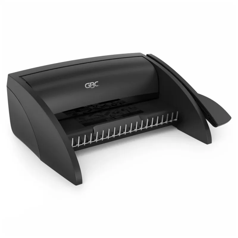 GBC Binding Machine CombBind® C100, binda grzebieniowa, ręczna, 160 arkuszy, czarny