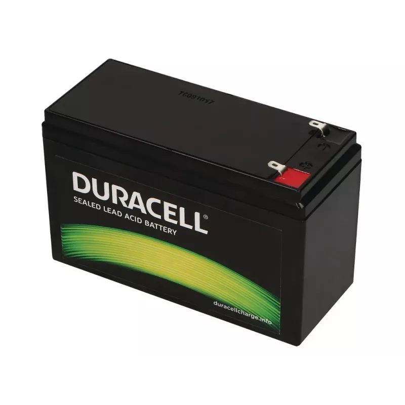 Bateria Duracell 12V 7Ah VRLA, szczelna kwasowo-ołowiowa (VRLA), 12 V, 7 Ah, 84 Wh, czarna, 2,02 kg