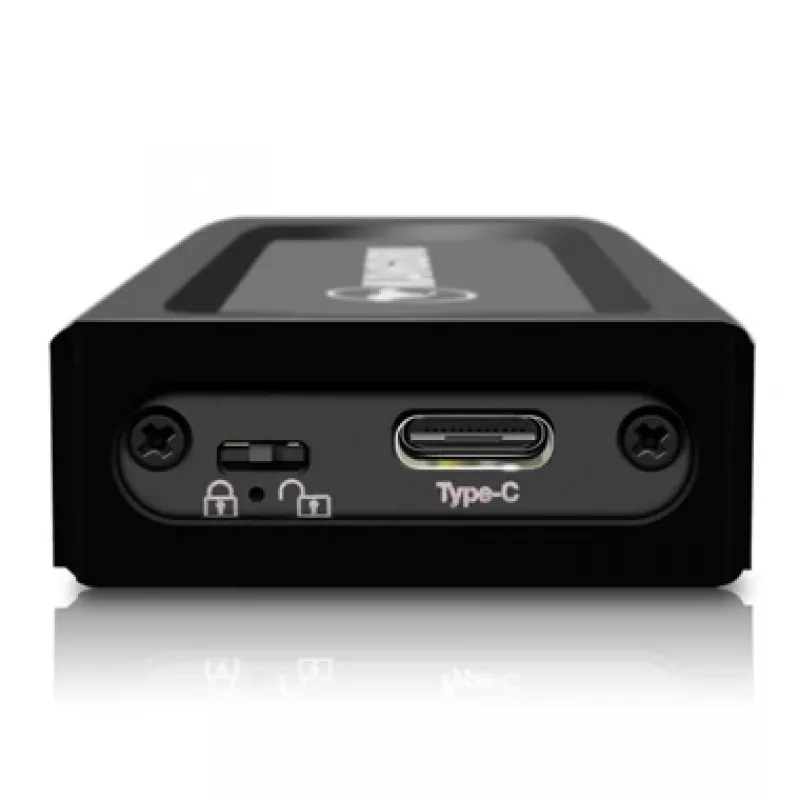 iStorage Kanguru UltraLock Superspeed+ USB-C M.2 NVMe Zewnętrzny dysk SSD 1 TB | Bezpieczny przenośny dysk półprzewodnikowy | Fizyczny przełącznik ochrony przed zapisem | Bezpieczne oprogramowanie układowe | Zgodność z TAA |