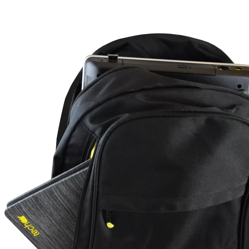 Techair TANZ0701v6 14-15.6 cala Czarny Klasyczny Plecak, Plecak, 39.6 cm (15.6 cala), Pasek na ramię, 760 g