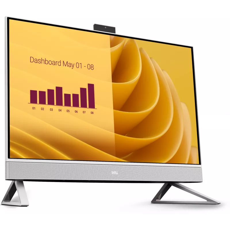 DELL EC27250 Intel Core 7 150U 68,6 cm (27 cali) 1920 x 1080 pikseli Komputer All-in-One 32 GB DDR5-SDRAM 2 TB SSD Windows 11 Pro Perłowy, Biały